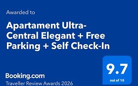Apartament Ultra-Central Elegant + Free Parking + Self Check-In